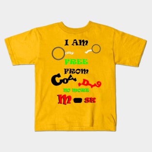 Covid-19 free Kids T-Shirt